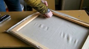 Как натянуть холст на подрамник