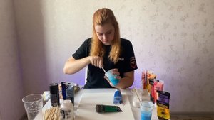 Пишем картину в технике FluidArt | Мастер-класс по жидкому акрилу
