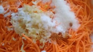 морковь  по  --  корейски  с  орехами..
