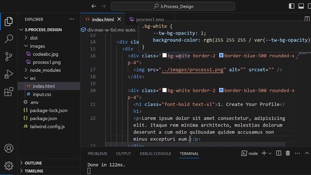 Tailwind CSS Bangla Project #3.1 Complex Process design || Figma to Tailwind CSS