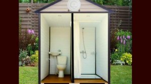 Дачный душ с туалетом ДТ-18-2 в полной комплектации под ключ.