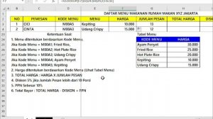 Tes Excel Admin Keuangan 17