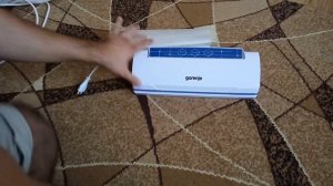 Вакуумный упаковщик Gorenje VS 110W. Распаковка