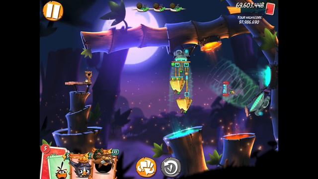 Angry Birds 2 AB2 Mighty Eagle Bootcamp (MEBC) - Season 19 Day 15 (Bubbles x2) смотреть онлайн