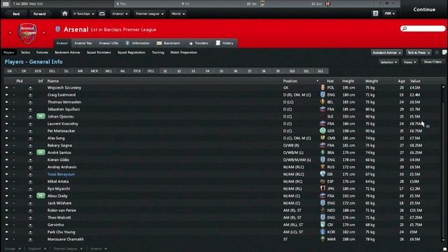 Lets Play Football Manager 2011 Part 1(Arsenal) смотреть онлайн