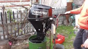 первый пуск TOHATSU MFS 9.8 AS