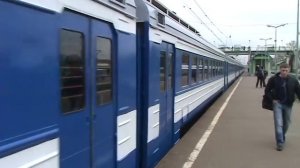 Электропоезд ЭД4МК-0075 станция Голицыно