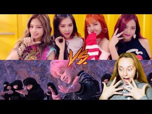 СМОТРЮ КОРЕЙСКИЕ КЛИПЫ! К-ПОП ОТСТОЙ? BLACKPINK VS BTS | BANANA KRIS
