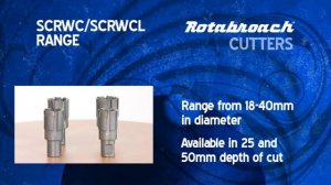 Кольцевые корончатые сверла для сверления рельсов Rotabroach