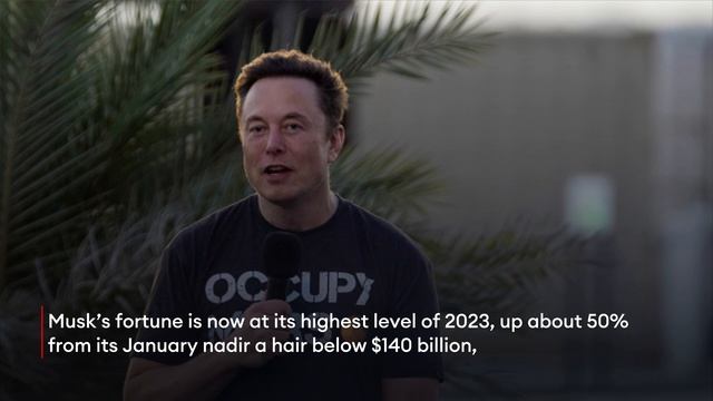Tesla Stock Hits 4-Month High As Elon Musk's Net Worth Soars смотреть онлайн