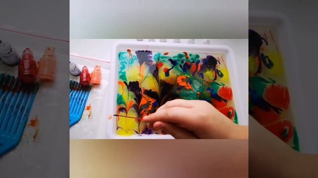 ЭБРУ. Обзор набора из новогоднего подарка. смотреть онлайн