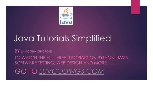 Java Programming Simplified смотреть онлайн