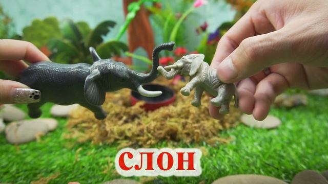 Откройте игрушечные яйца Узнайте о названиях и звуках диких животных смотреть онлайн