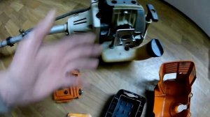 STIHL FS 250 , Замена тросика, Пайка бобышек, Смазка редуктора и Полный ремонт .