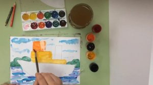 #10. РИСУЕМ С ДЕТЬМИ 5 - 6 И 6 - 7 ЛЕТ РИСУНОК НА 23 ФЕВРАЛЯ