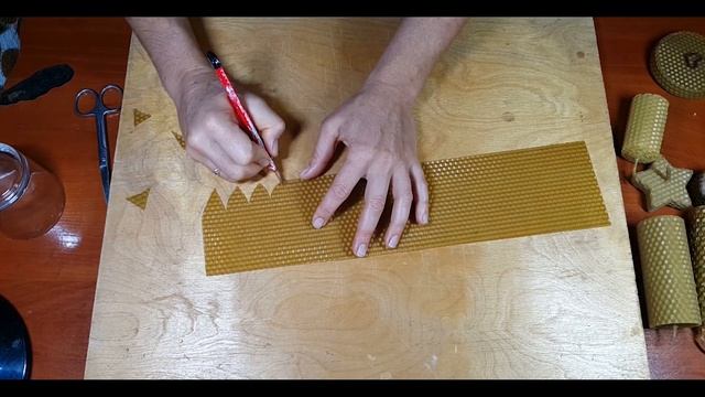 Свеча лотос из вощины. Мастер-класс. смотреть онлайн