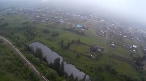 Кормовище - небольшое видео с квадрокоптера в районе кладбища