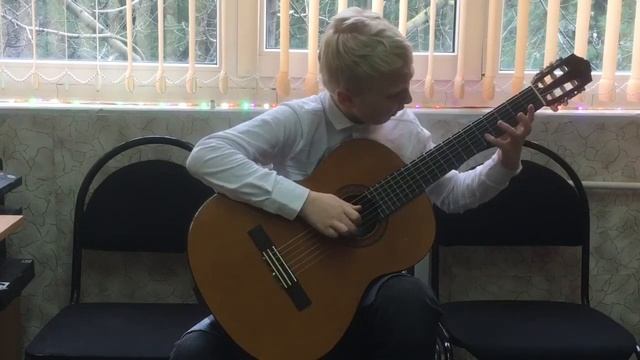 В. Козлов "Испанский танец" (Шелковой Алексей, 9 лет) смотреть онлайн