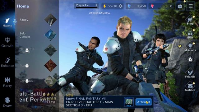 FINAL FANTASY VII EVER CRISIS Gameplay - Official Launch Android iOS