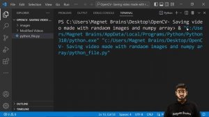 OpenCV Saving Videos Made Using Numpy - Computer Vision | Class 10 Artificial Intelligence (2022-23