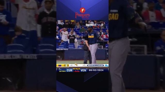 Jurickson Profar pone la primera del juego 🔥💥Video: IVC #seriedelcaribe #curazao #venezuela #pamper