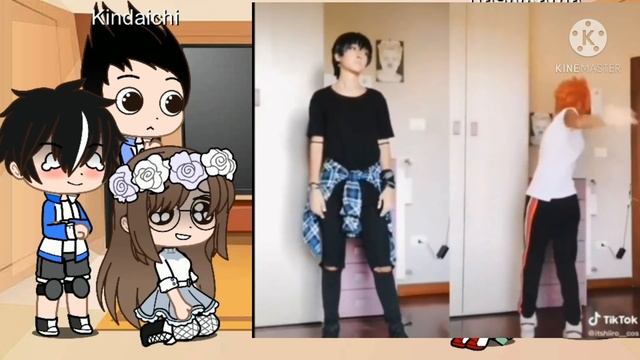 Past Kageyama's Teamates + Past Kageyama react to the future | Haikyuu/Gacha |Part 2| Kagehina смотреть онлайн