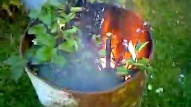 Огонь в бочке смотреть онлайн