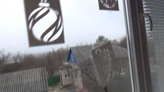 ♕ VLOG НОВОГОДНЕЕ Украшение Окон Трафаретами C Искусственным Снегом смотреть онлайн