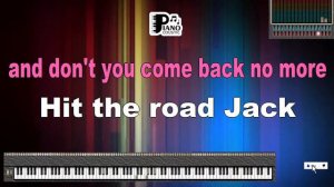 HIT THE ROAD JACK RAY CHARLES KARAOKE LYRICS VERSION PSR S975