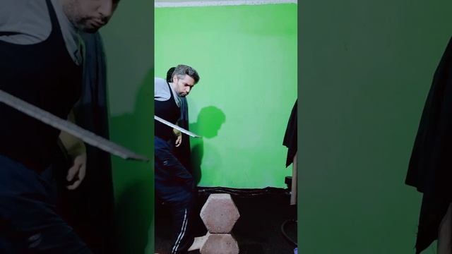 اكشن مهارات السيف تدريب الأهداف الدقيقة وتحديد موضع الإصابة في الخصم بدقة  #action #samurai #katana