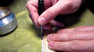 Спиртовая горелка из пивной банки.
