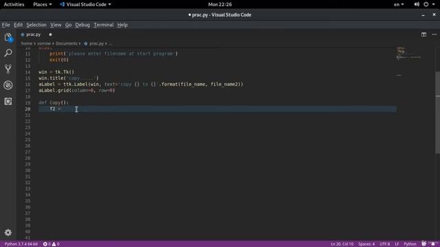 Python GUI Tutorial  - Copy And Paste Functionality || Must Watch - English