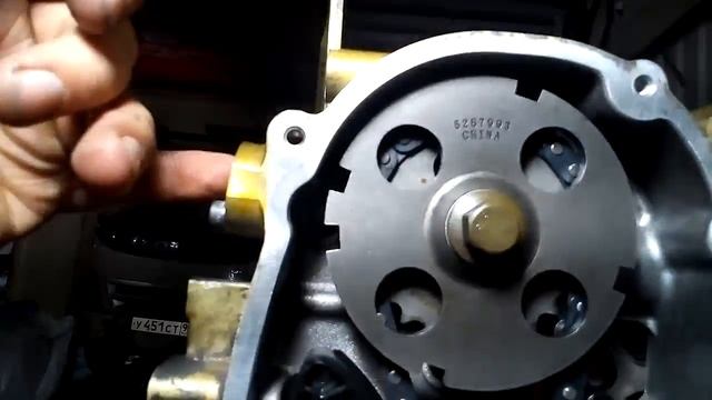 Установка ГРМ  камминс 2.8