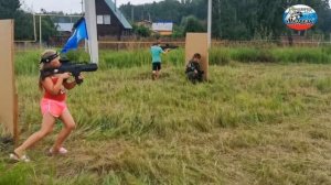 Лазертаг. Лазертаг клуб "Медведь". Выездная игра.