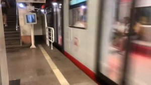 Электропоезда«Ока»,«Москва 2020 (Дейна)» и «Москва», на станции метро «Свиблово» // 7 июля 2022 год