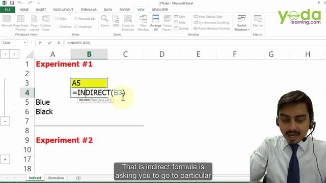 How to use INDIRECT Function in Excel | Excel Function смотреть онлайн