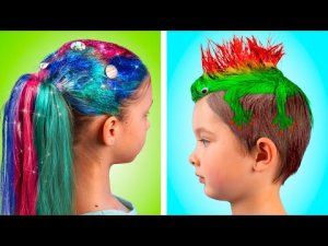 14 милых причёсок для детей за пару минут.mp4