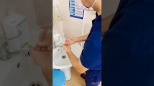 Техника обработки рук хирурга!