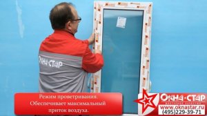 Что такое микропроветривание? Режимы открывания оконных створок.