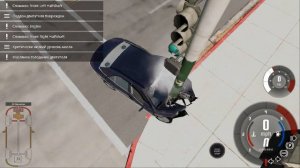 Краш тест об столб.Волга 3111