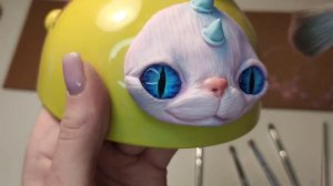 Игрушка из полимерной глины #collection #полимерная_глина#игрушка#коротколапка#котик