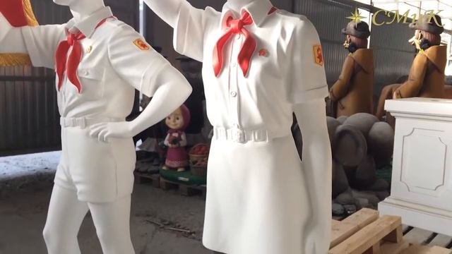 Пионер. Пионеры из бетона СССР. От производителя.