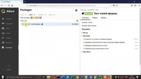 Selenium+Pytest+Allure