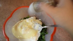 Чесночный соус со сметаной и майонезом\garlic sauce with sour cream and mayonnaise