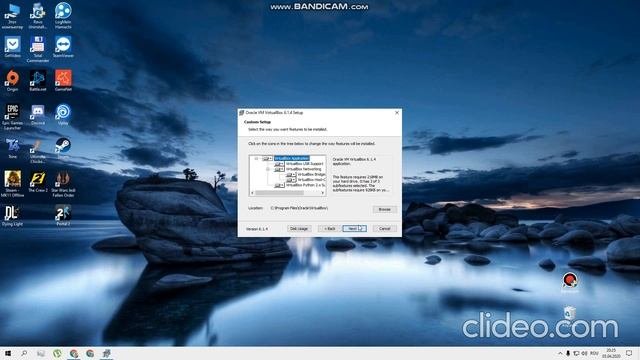 Установка и удаление VirtualBox