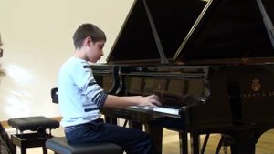 Черни. Искусство беглости пальцев. Op. 740 № 7. Дмитрий Юдин (12 лет)