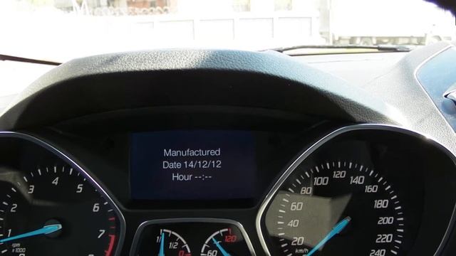 Ford Kuga/Escape New. Computer Test mode (Что показывает БК Ford Kuga в сервисном режиме) смотреть онлайн