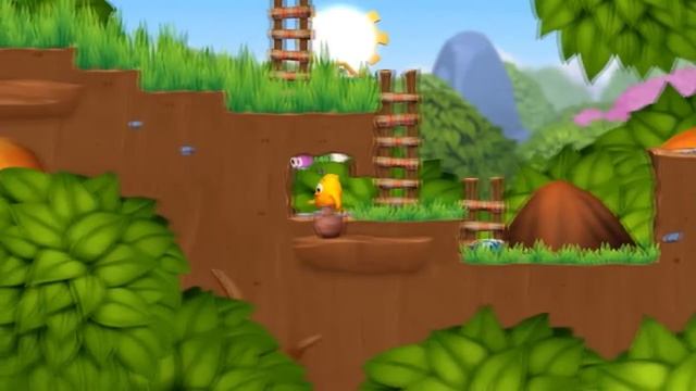 Издеваемся над птицей в Toki Tori 2 смотреть онлайн