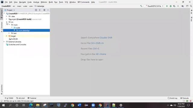 setup intellij idea for spark scala application || DataEdge Systems Inc смотреть онлайн