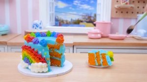 Coca Cola Jam Make Rainbow Jelly Cake 🌈 Miniature Melted Chocolate Cake Recipes 🍫 Honey Jelly Idea